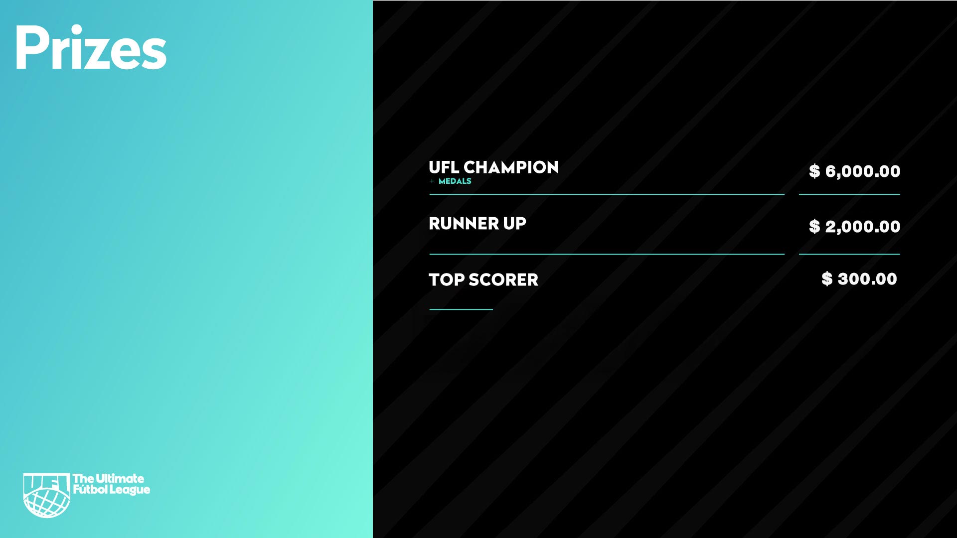 UFL prizes